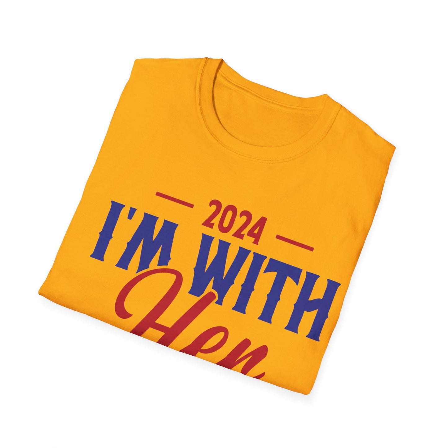 2024 I'm With Her Kamala Harris T-Shirt, Support Kamala Harris, Political Campaign Shirt, Vote Kamala Harris 2024 Tee