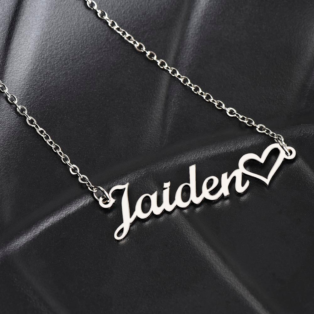 To Mom Name Necklace from Your Daughter on Mother's Day. birthday or Any Occasion