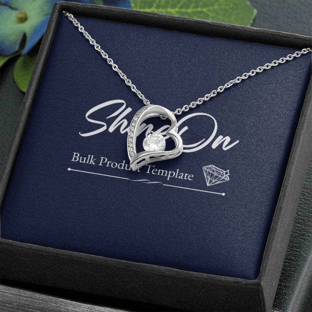 Forever Love Necklace With message For Mom, Gift from Daughter or Son