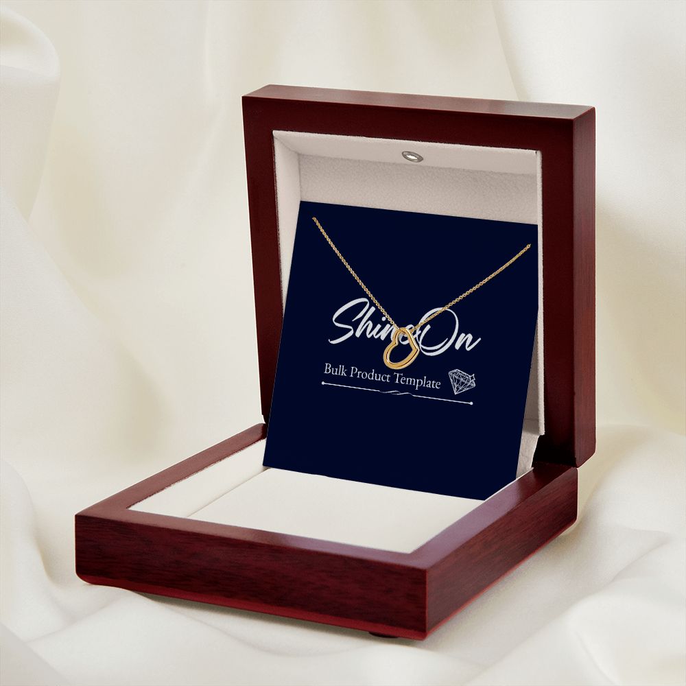 Gold Necklace with Message