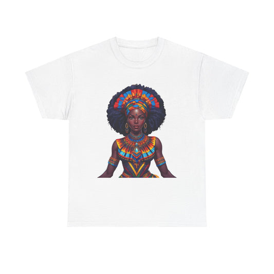 Cultural Pride  Tee - Vibrant African Art Design Colorful Tribal Art T-Shirt, African Inspired Fashion Tee, Ethnic Pattern Design Shirt, Bold Graphic Print Top