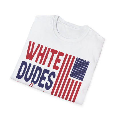 White Dudes for Harris 24 T-Shirt, Patriotic Election Tee, Political Campaign Shirt, Funny Election T-Shirt, Vote Harris 2024