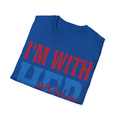 2024 I'm With Her Kamala Harris T-Shirt, Support Kamala Harris, Political Campaign Shirt, Vote Kamala Harris 2024 Tee