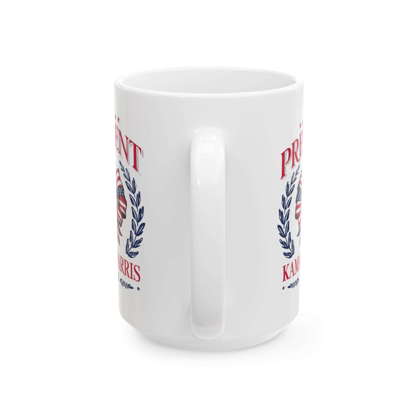 Madam President Kamala Harris 2024 Coffee Mug, Women's Empowerment Mug, Patriotic Election, Political Campaign TopCeramic Mug, (11oz, 15oz)