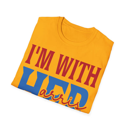 2024 I'm With Her Kamala Harris T-Shirt, Support Kamala Harris, Political Campaign Shirt, Vote Kamala Harris 2024 Tee