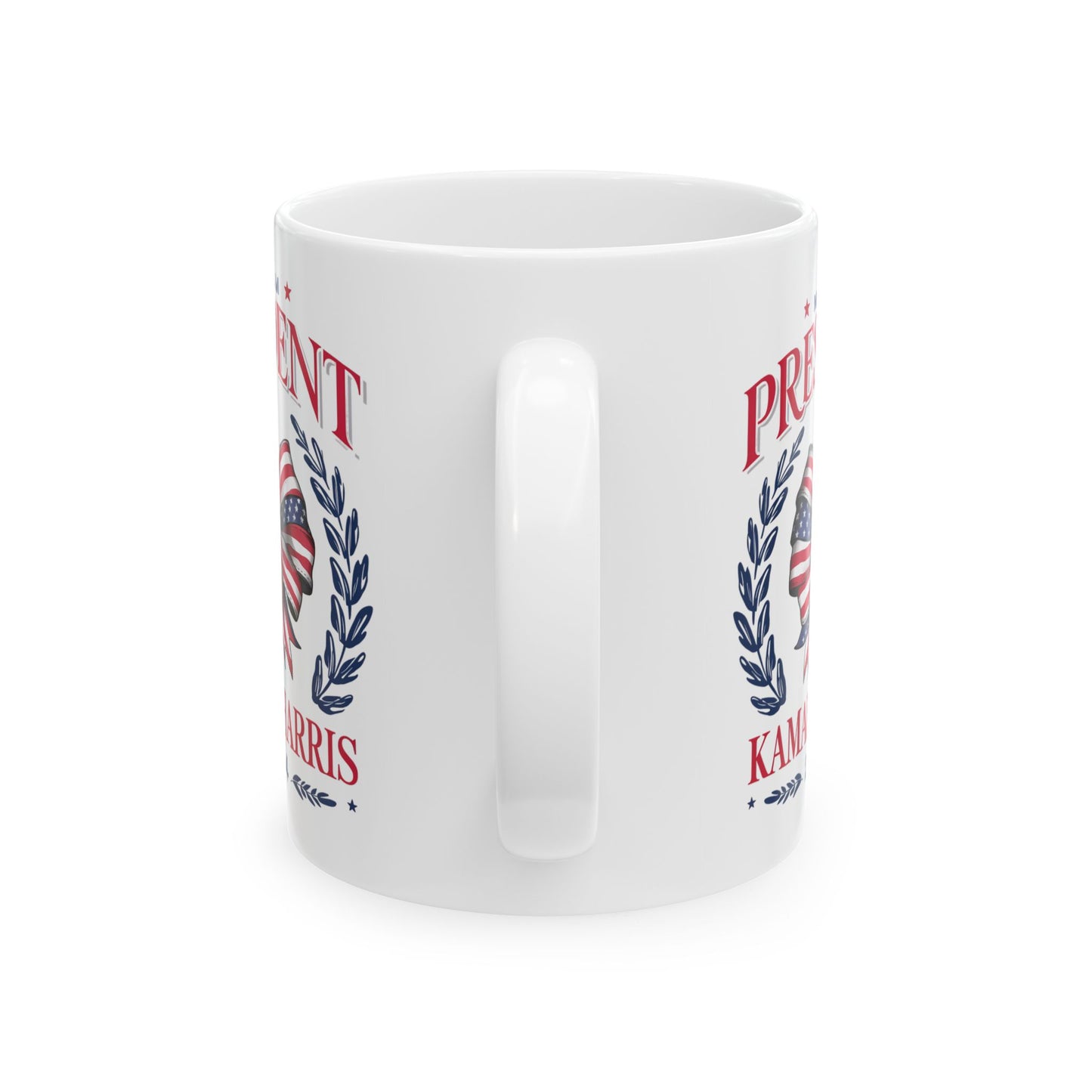 Madam President Kamala Harris 2024 Coffee Mug, Women's Empowerment Mug, Patriotic Election, Political Campaign TopCeramic Mug, (11oz, 15oz)