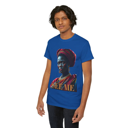 Empowering Unisex Heavy Cotton Tee – 'SEE ME' Edition
