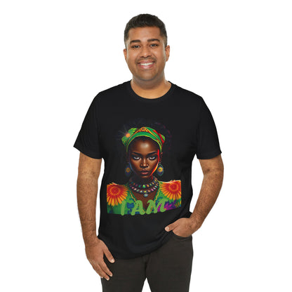 Empowered Woman Tee - Vibrant Art & Self-Expression