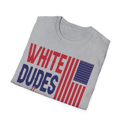 White Dudes for Harris 24 T-Shirt, Patriotic Election Tee, Political Campaign Shirt, Funny Election T-Shirt, Vote Harris 2024