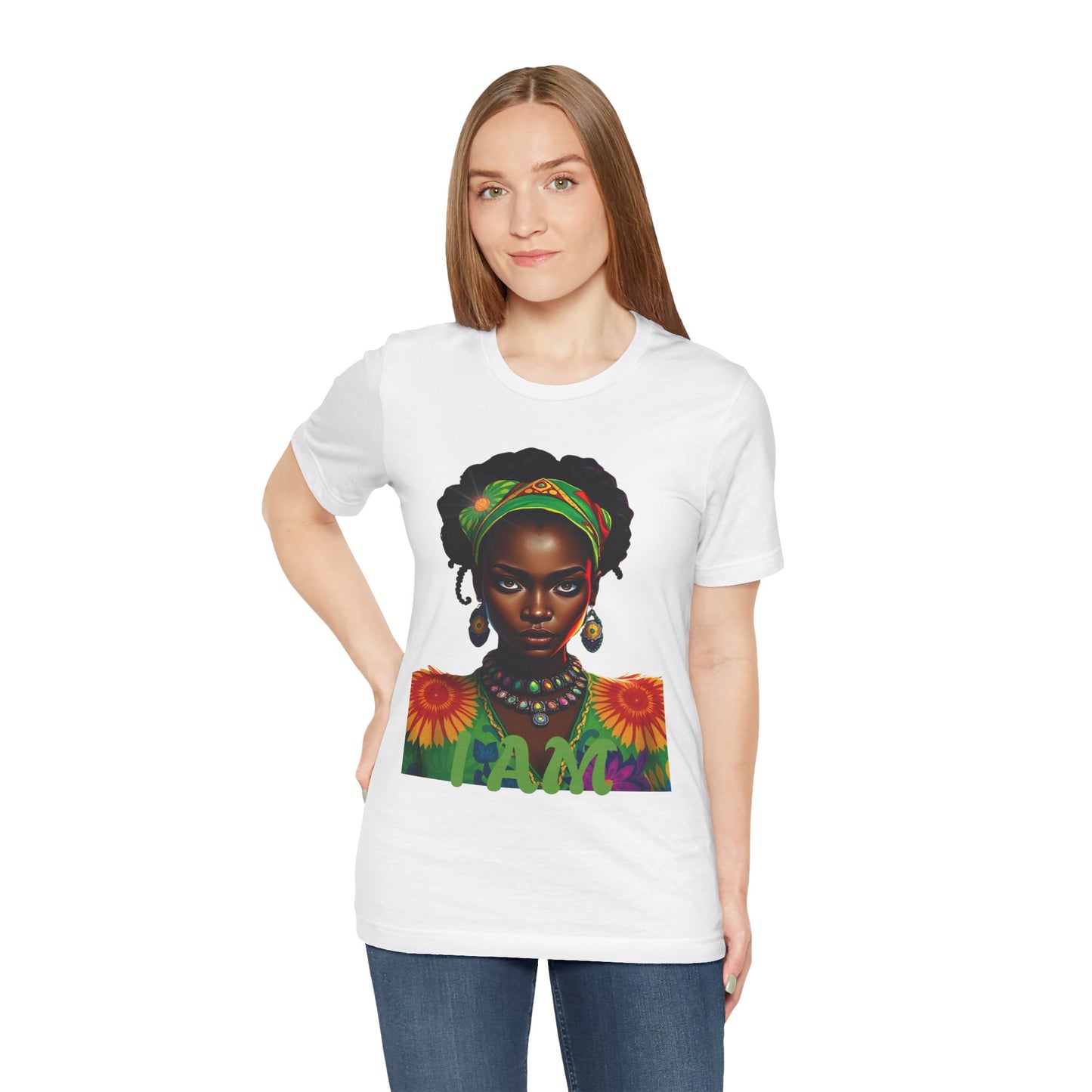 Empowered Woman Tee - Vibrant Art & Self-Expression