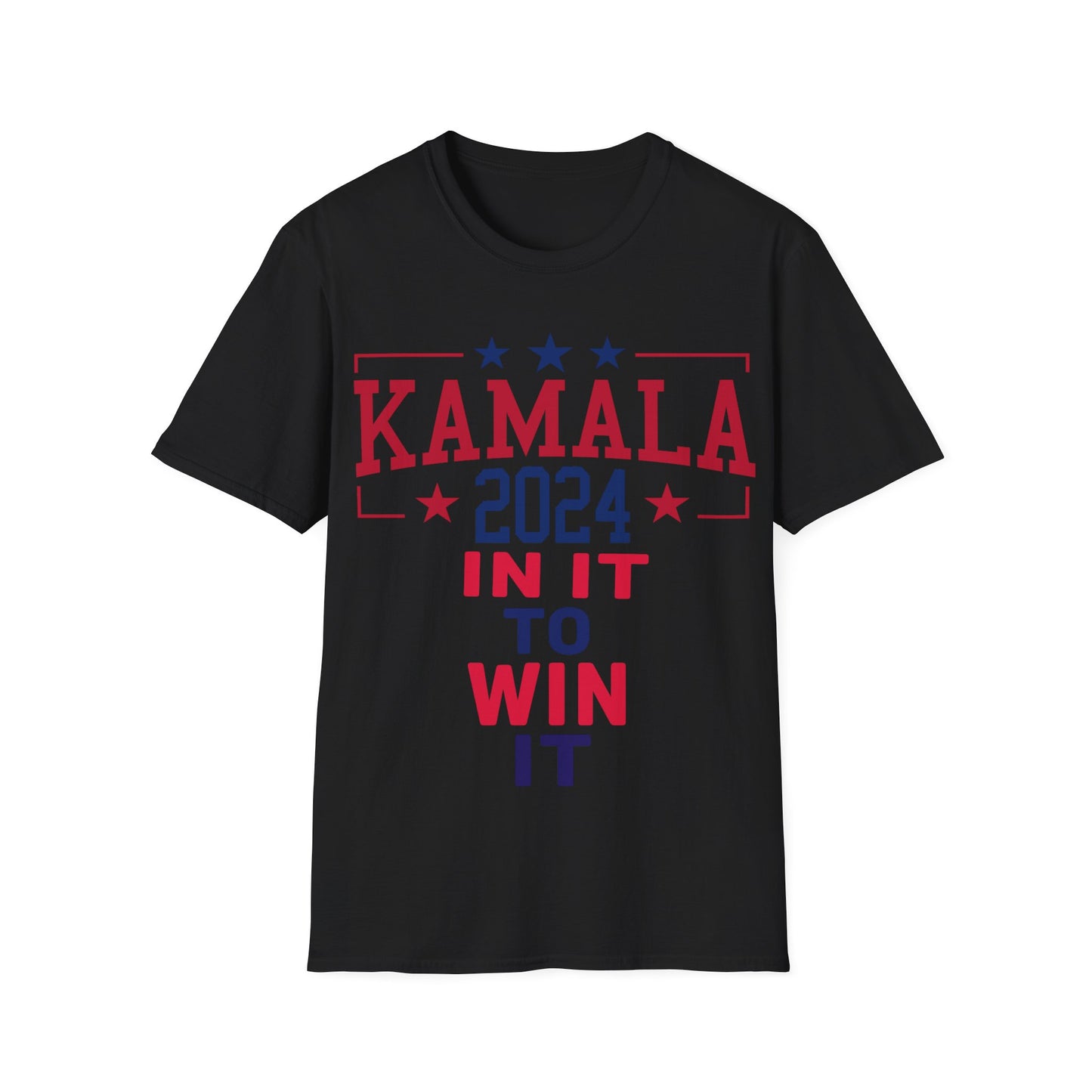 Kamala In It To Win It T-Shirt, Presidential Campaign Tee, Unisex Graphic Shirt, Political Clothing, Gift for Democrats