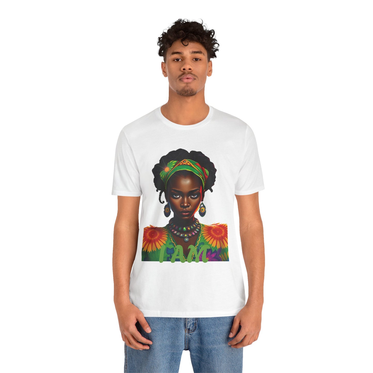 Empowered Woman Tee - Vibrant Art & Self-Expression