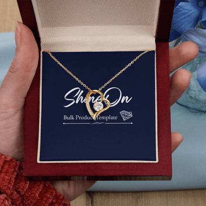 Forever Love Necklace With message For Mom, Gift from Daughter or Son