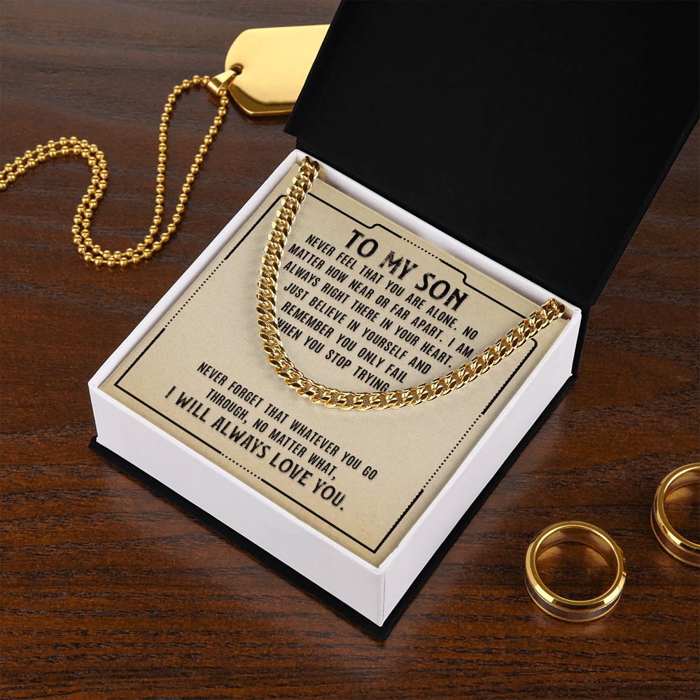 Cuban Link Chain for My Son