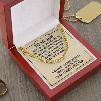 Cuban Link Chain for My Son