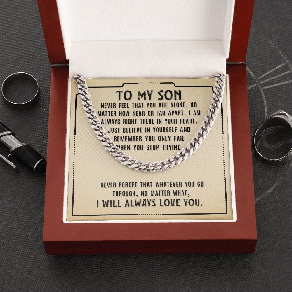 Cuban Link Chain for My Son