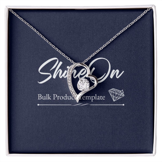 Forever Love Necklace With message For Mom, Gift from Daughter or Son