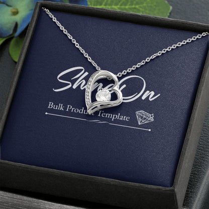 Forever Love Necklace With message For Mom, Gift from Daughter or Son