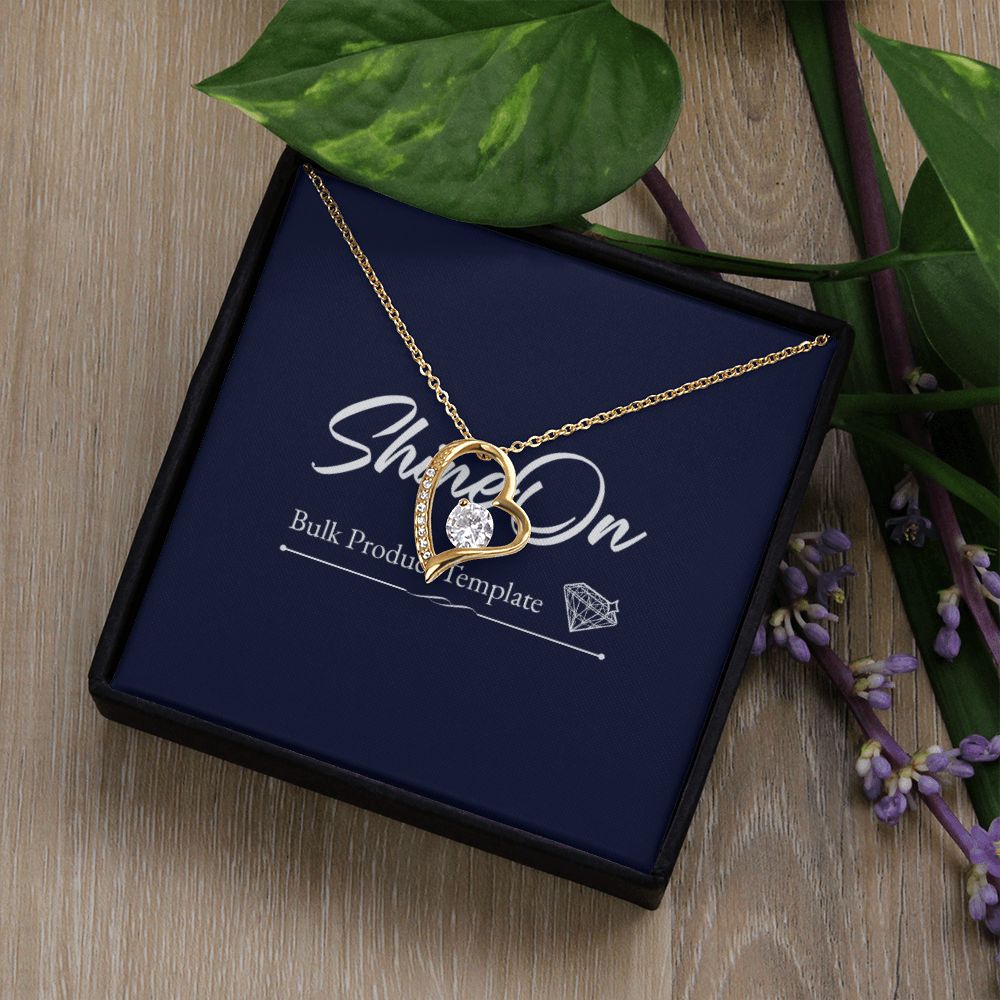 Forever Love Necklace With message For Mom, Gift from Daughter or Son