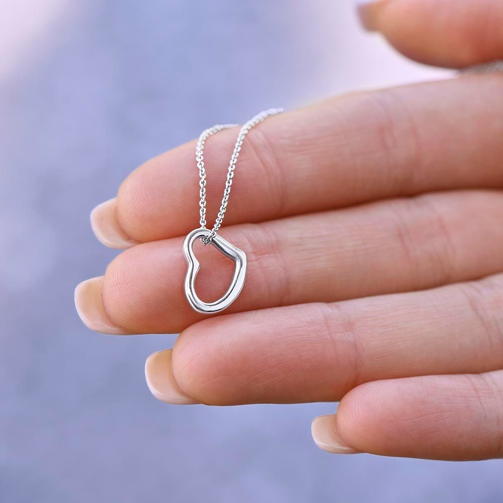 Gold Necklace with Message