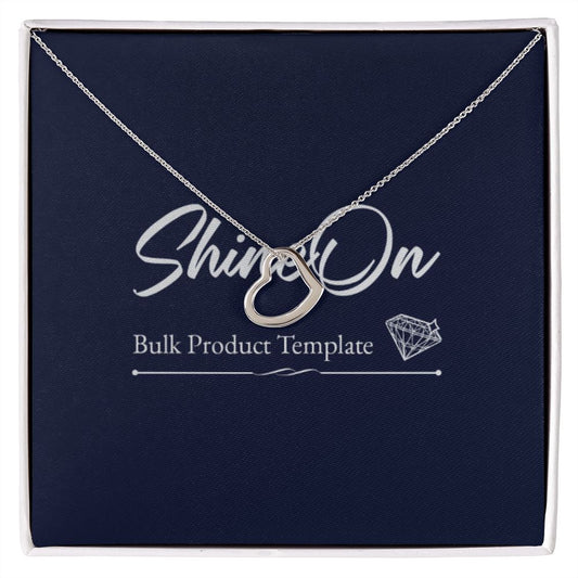 Gold Necklace with Message