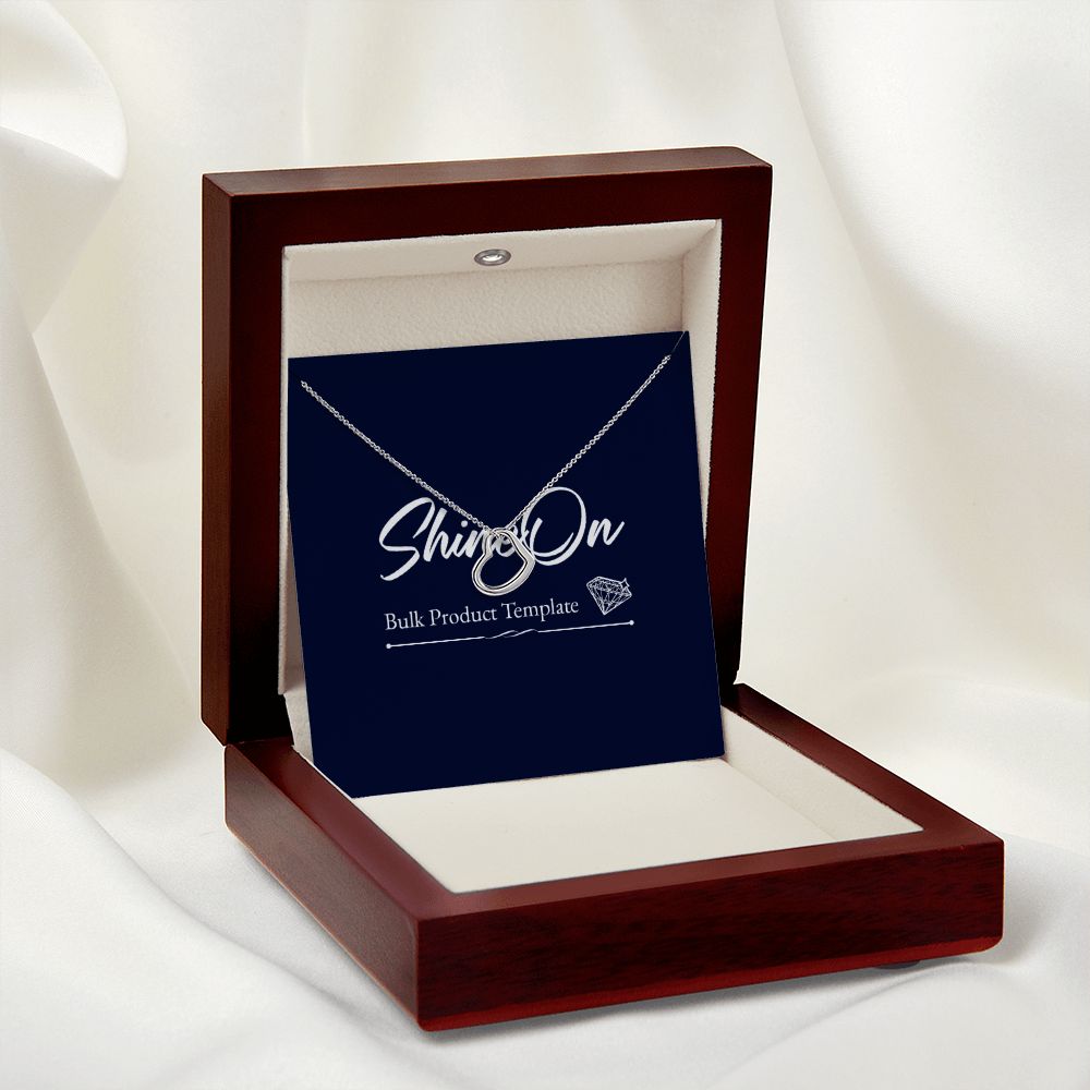Gold Necklace with Message